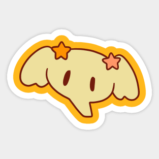 Star Elephant Face Sticker